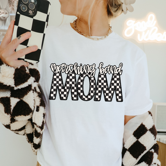 Checker Sports Mom DTF Print