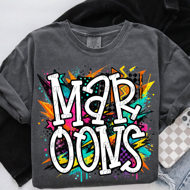 Totally Tubular Mascots DTF Print