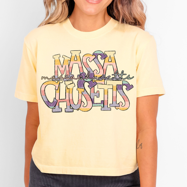 Pastel States DTF Print