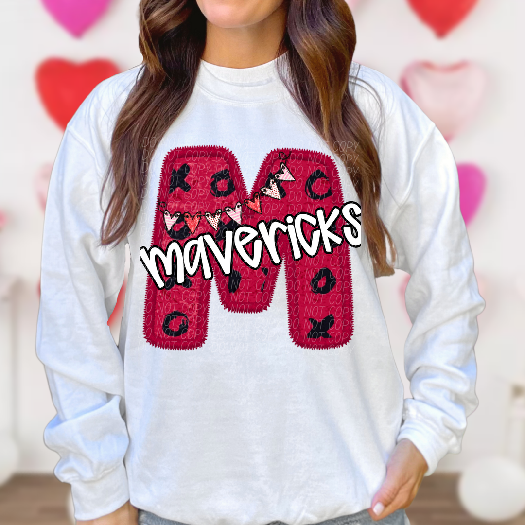 Valentines Day School Spirit A-B DTF Print