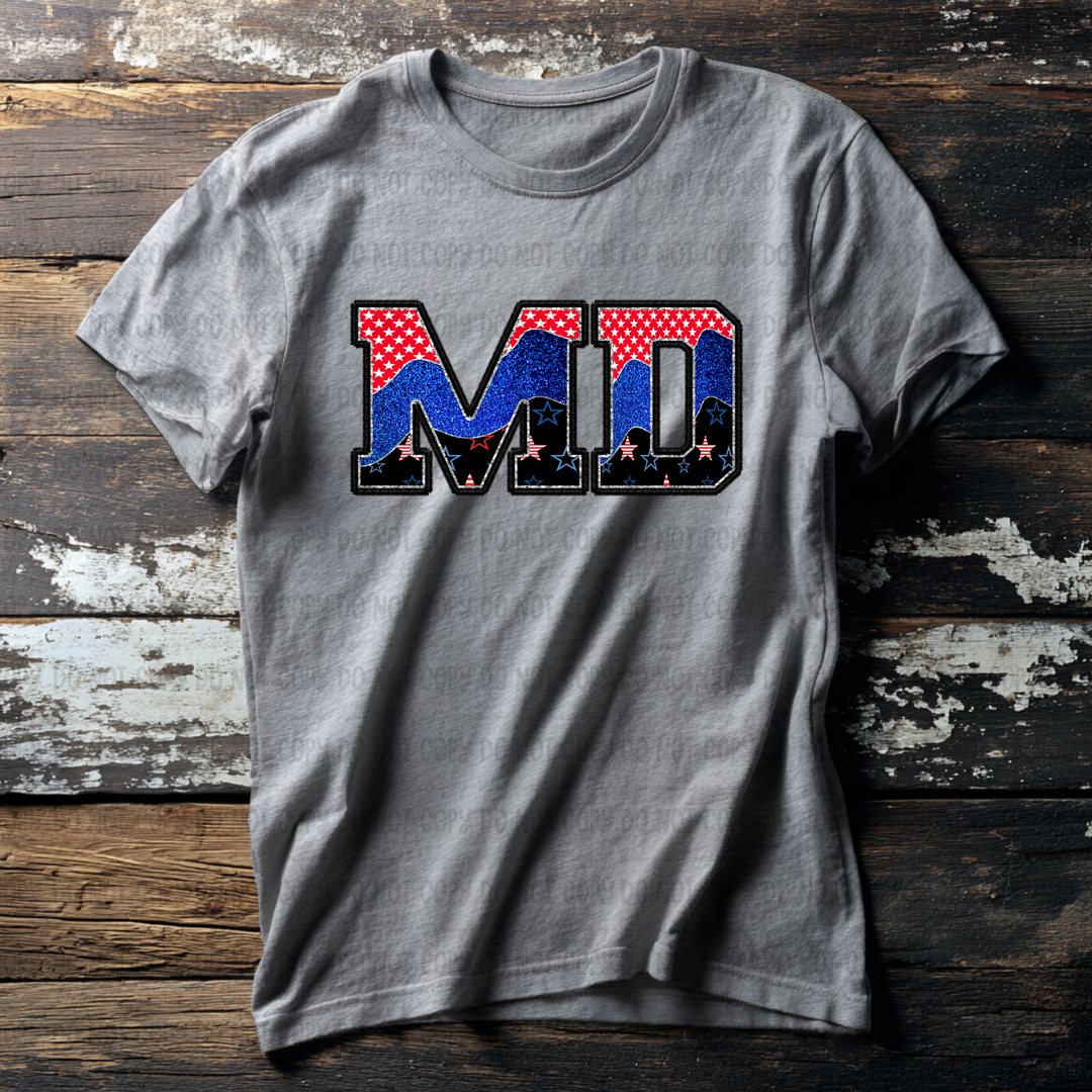 USA States DTF Print