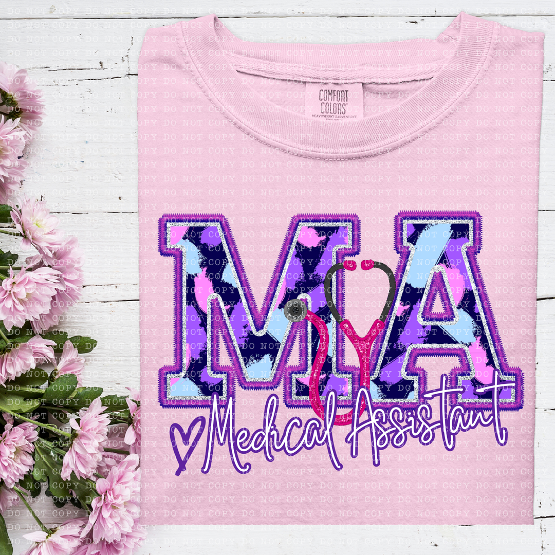 Perfectly Purple Occupations DTF Print