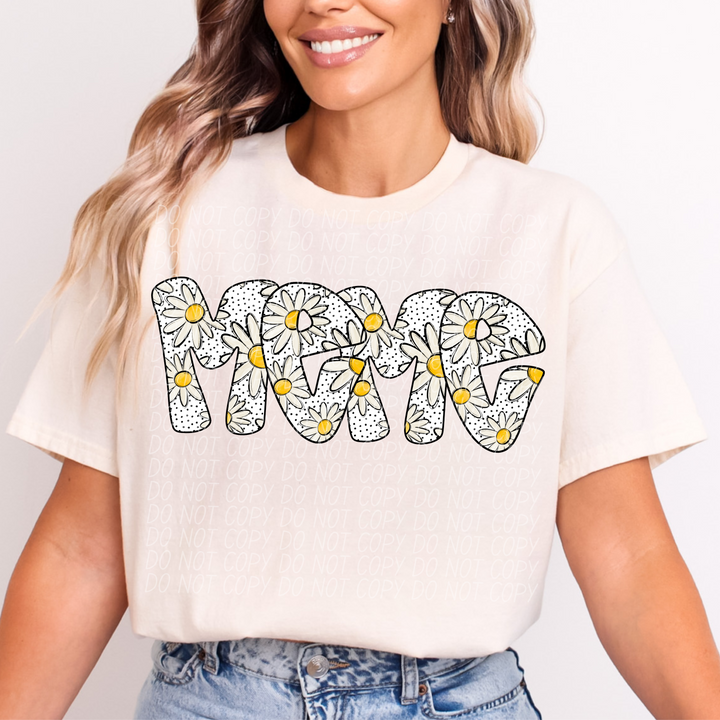 Daisy Dot Names DTF Print