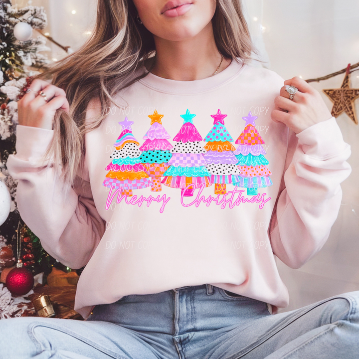 Merry Christmas DTF Print