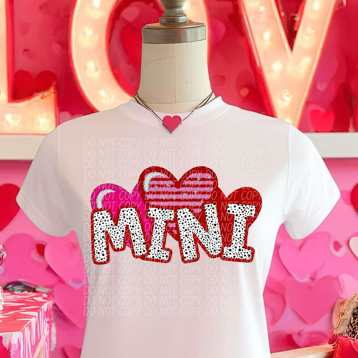 Valentine Names DTF Print