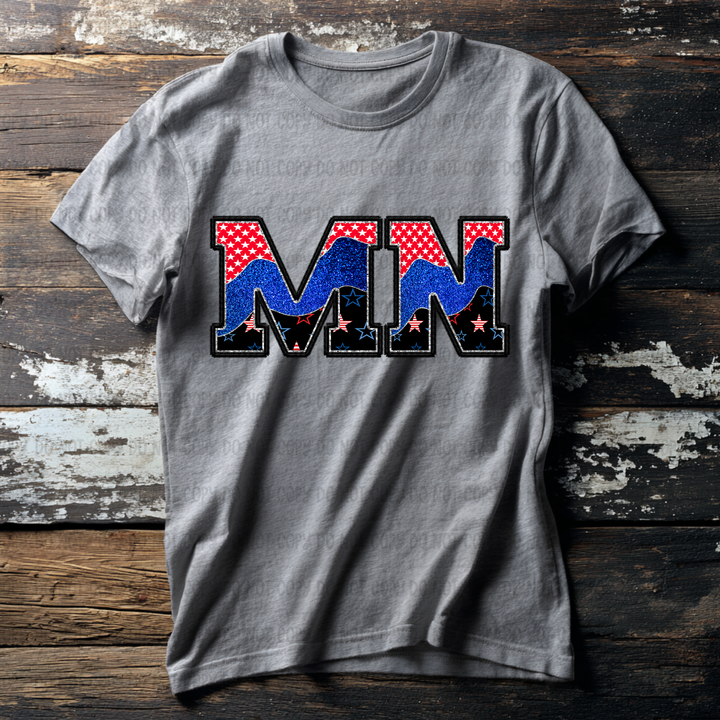 USA States DTF Print
