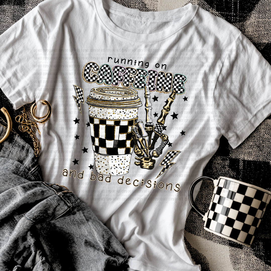 Running on Caffiene and DTF Print