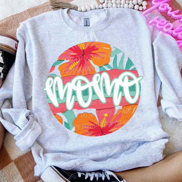 Tropical Mother's Day Titles DTF Print