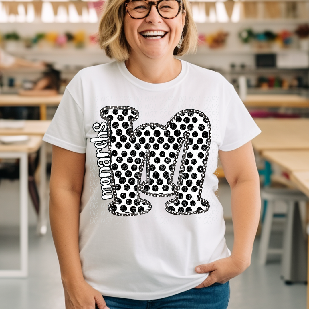 Polka Dot Mascots DTF Print