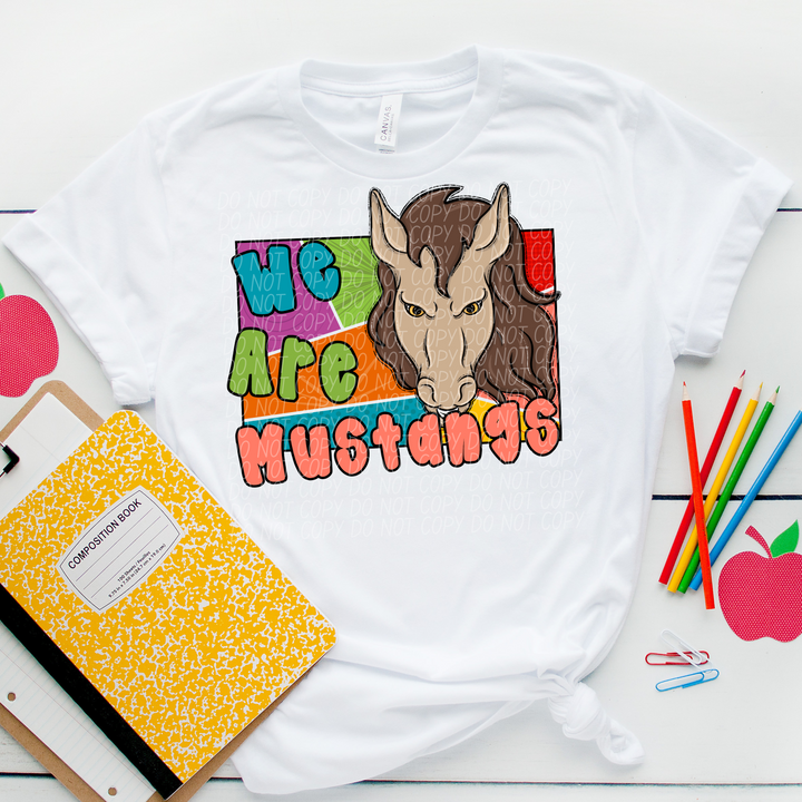Retro We Are Mascots DTF Print