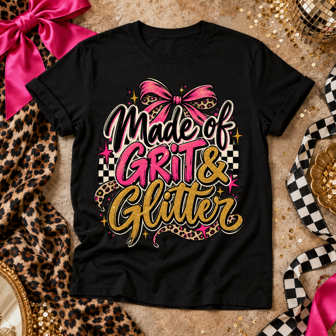 Made Of Grit And Glitter DTF Print