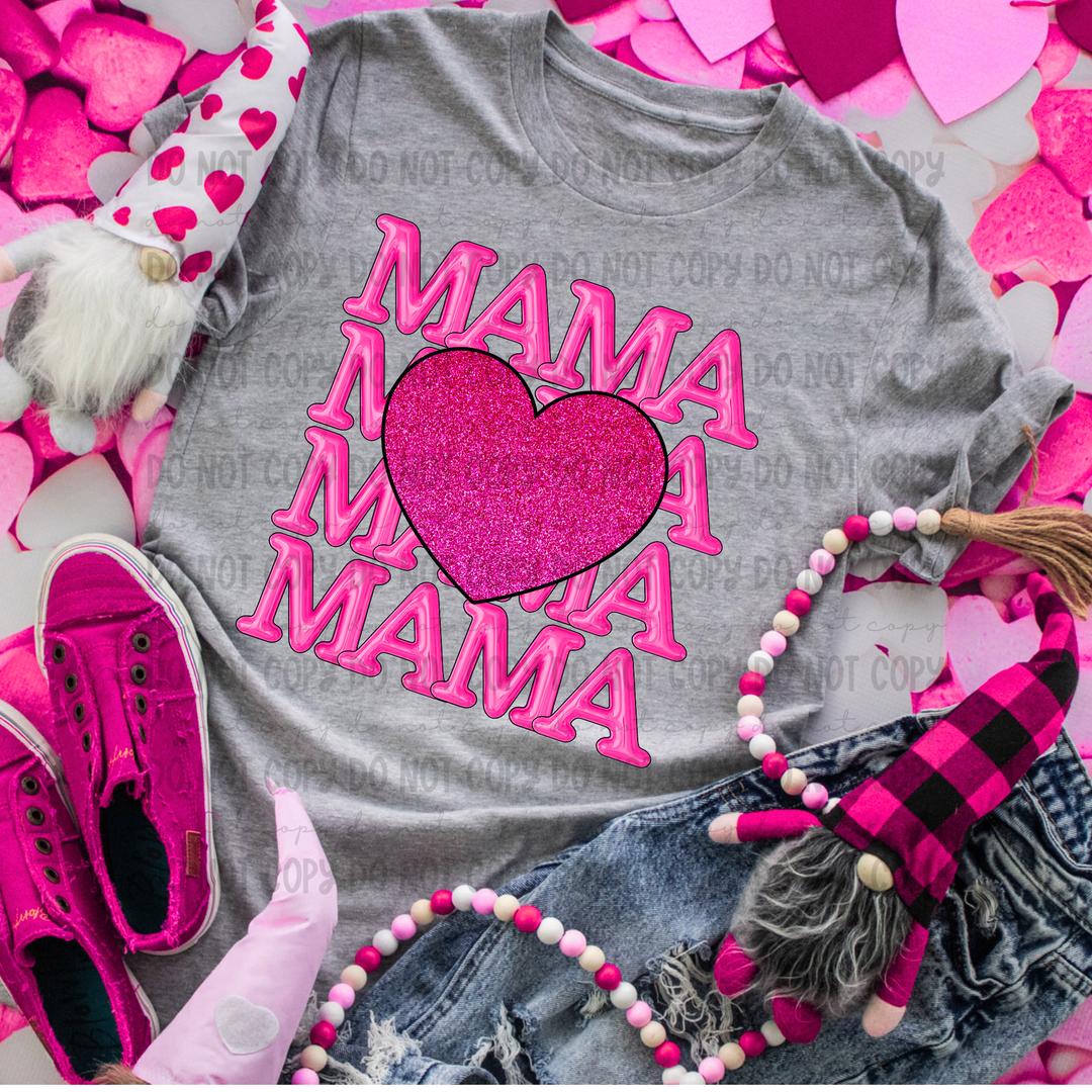 Mama Bubble Stack DTF Print