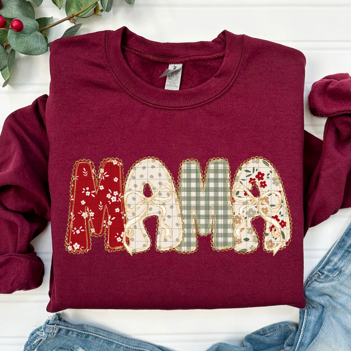 Floral Christmas DTF Print