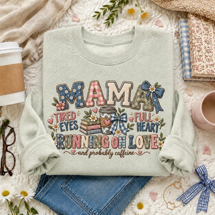 Mama Running On Love DTF Print