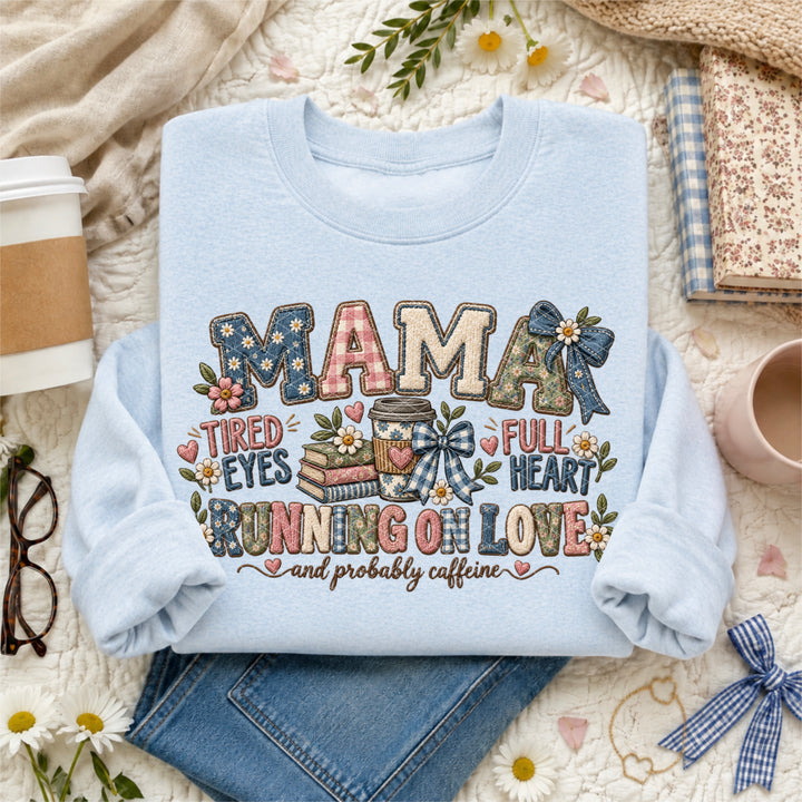 Mama Running On Love DTF Print