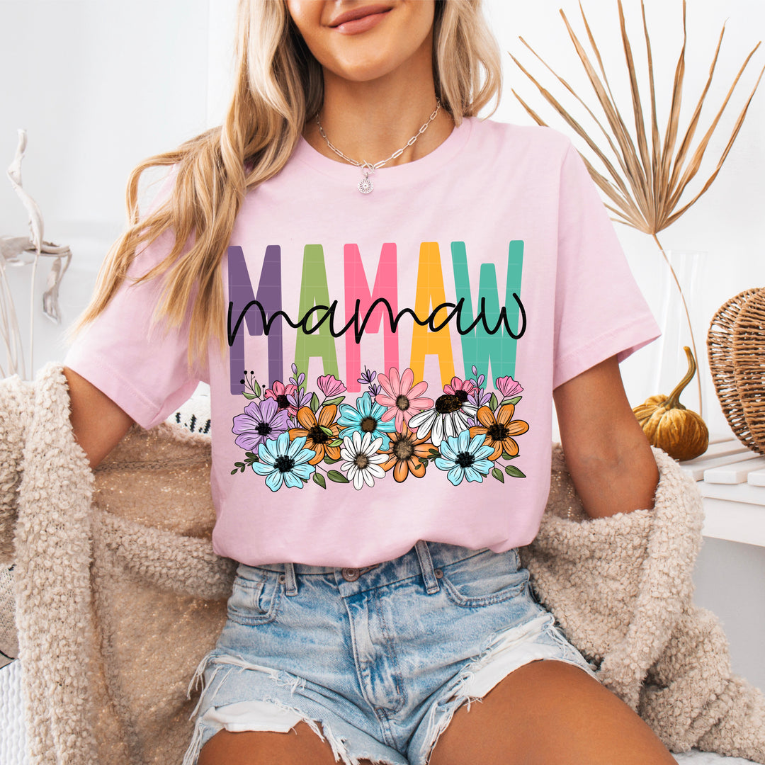 Spring Name Floral Collection DTF Print