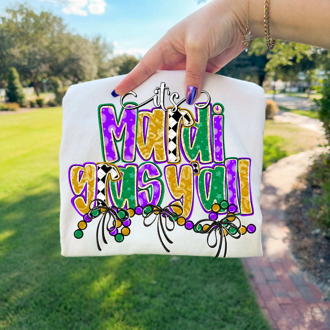 It’s Mardi Gras Y’all DTF Print