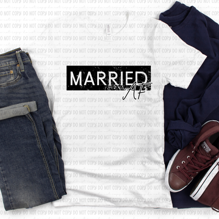 Married AF DTF Print
