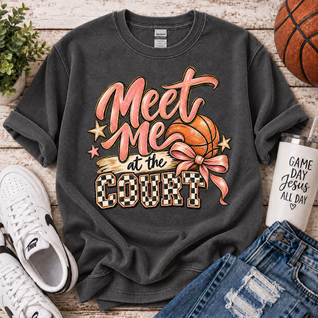 Meet Me At The Court Girly DTF Print