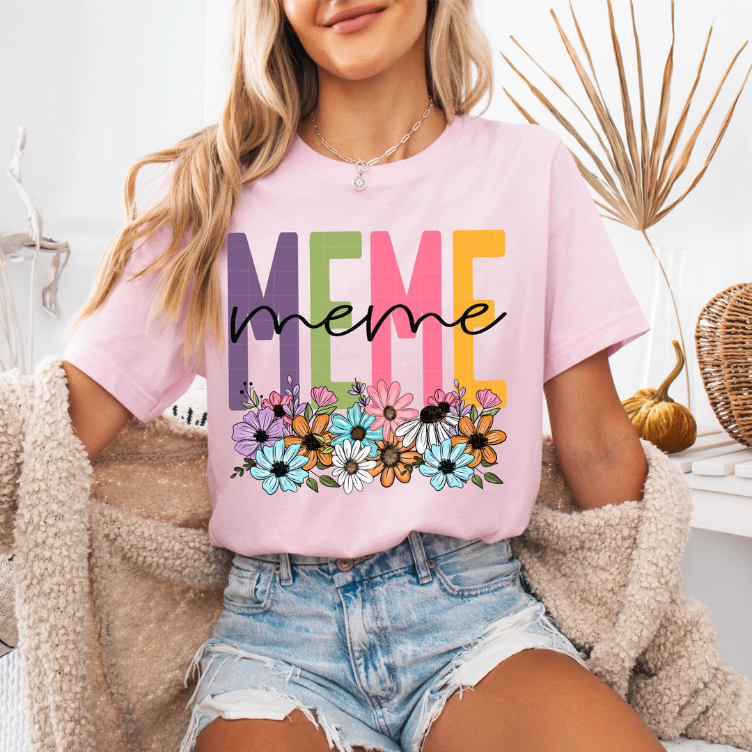 Spring Name Floral Collection DTF Print