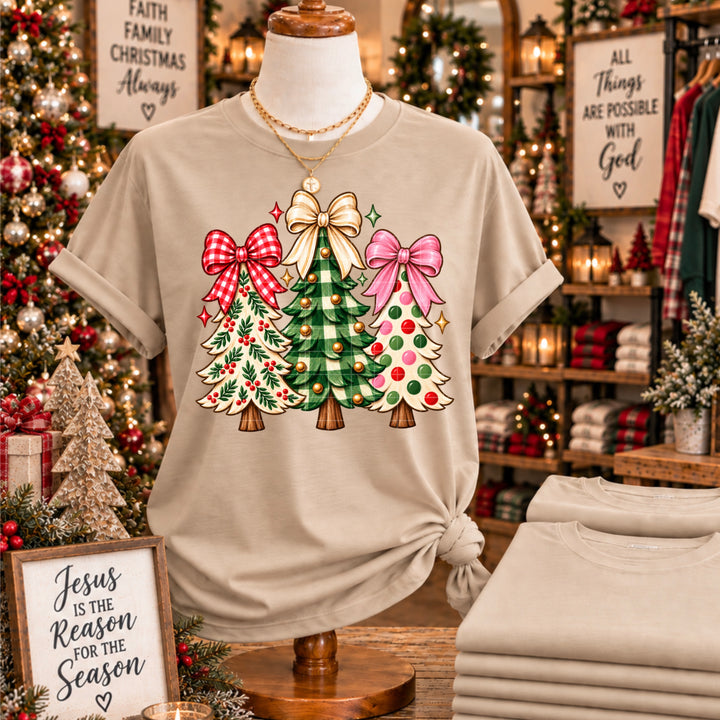Merry Little Trees DTF Print