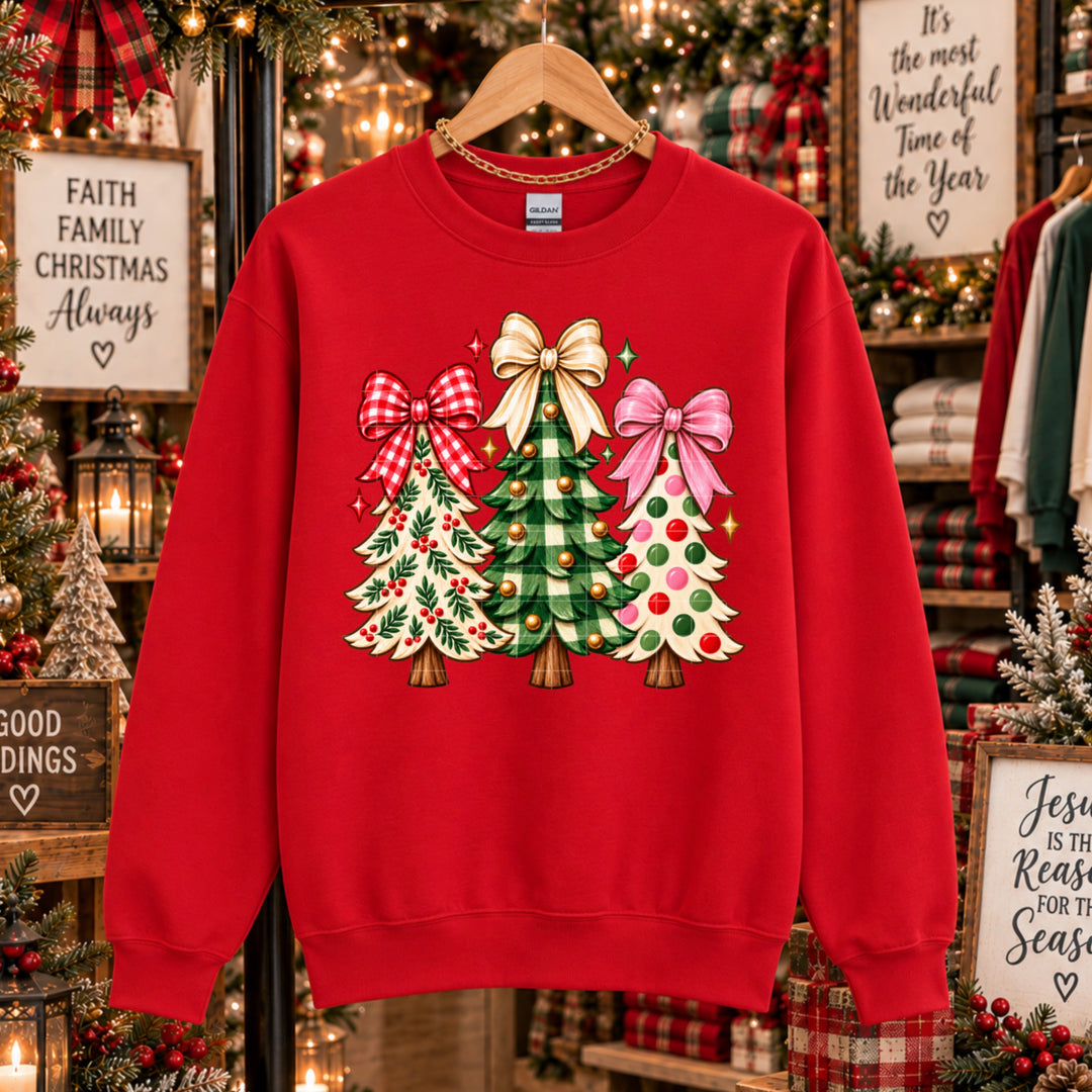 Merry Little Trees DTF Print