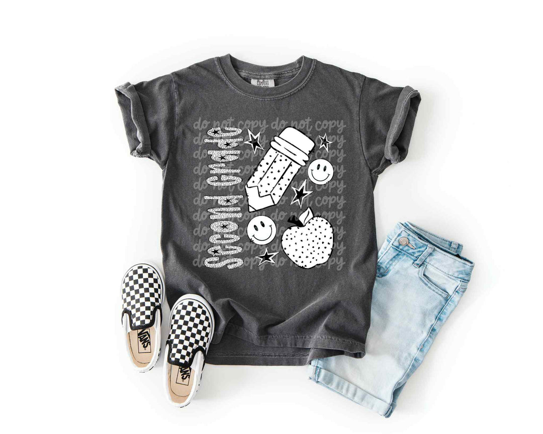 BW Dottie Grades DTF Print