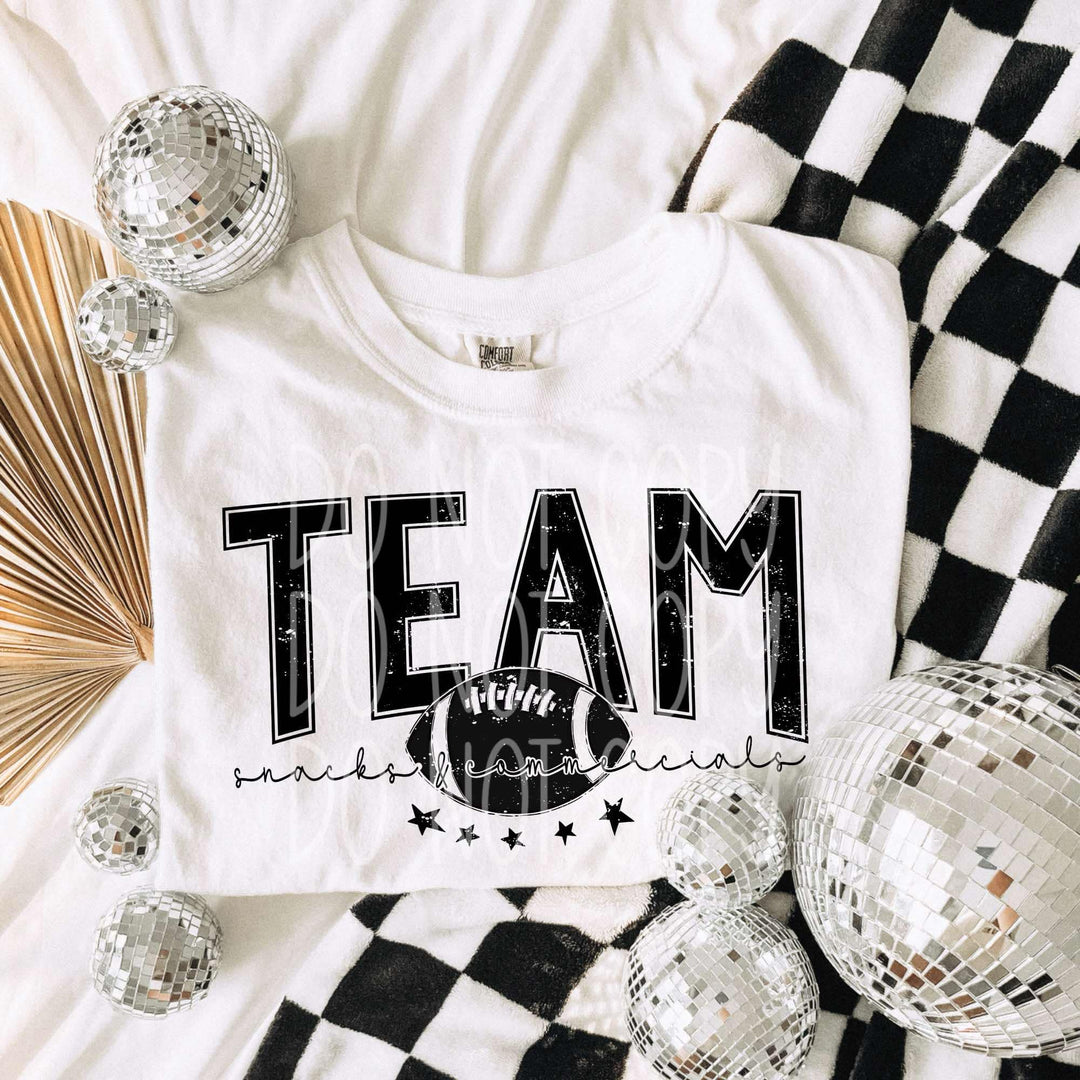 Team Snacks and Commercials DTF Print