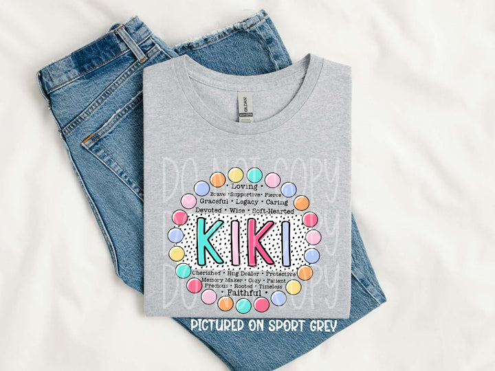 Grandparents/Mama Words DTF Print