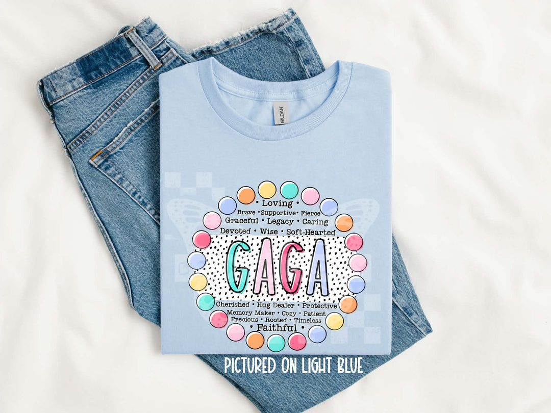 Grandparents/Mama Words DTF Print
