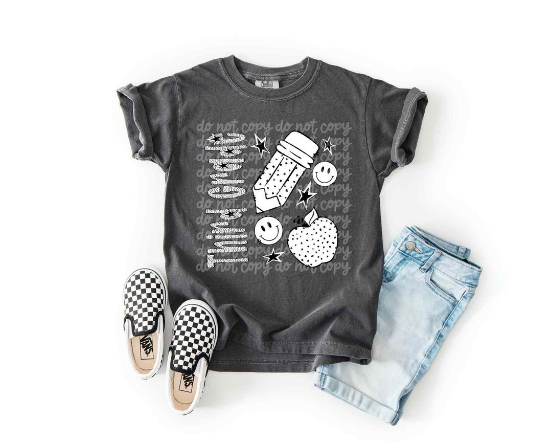 BW Dottie Grades DTF Print