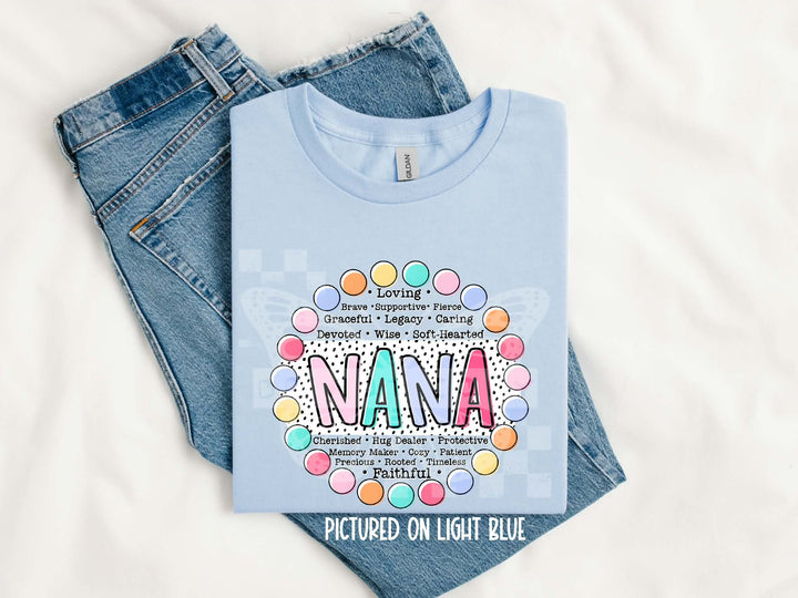 Grandparents/Mama Words DTF Print