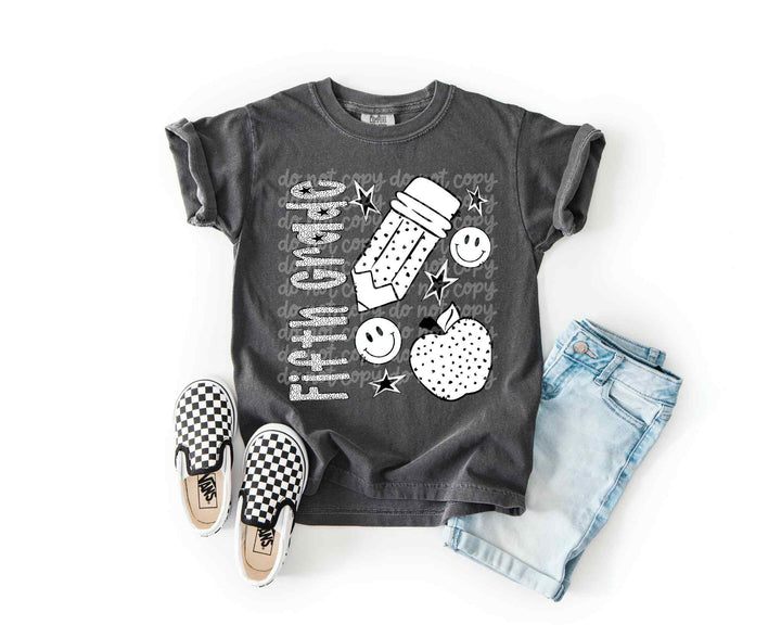 BW Dottie Grades DTF Print