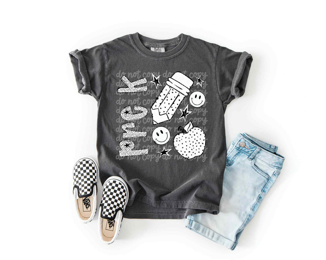 BW Dottie Grades DTF Print