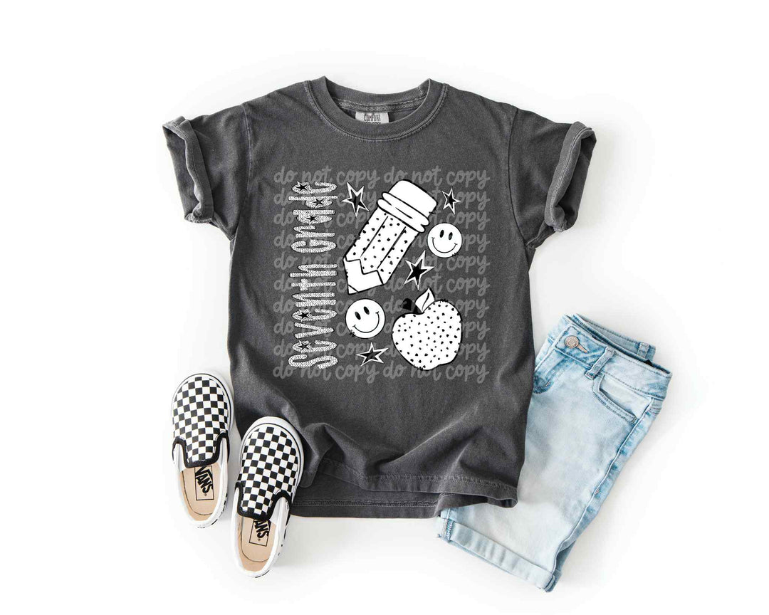 BW Dottie Grades DTF Print