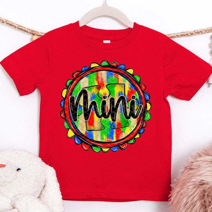 Mini Autism Glitter DTF Print