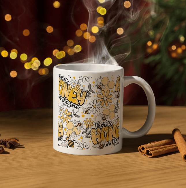 There's Honey In The Rock UVDTF Cup Wrap