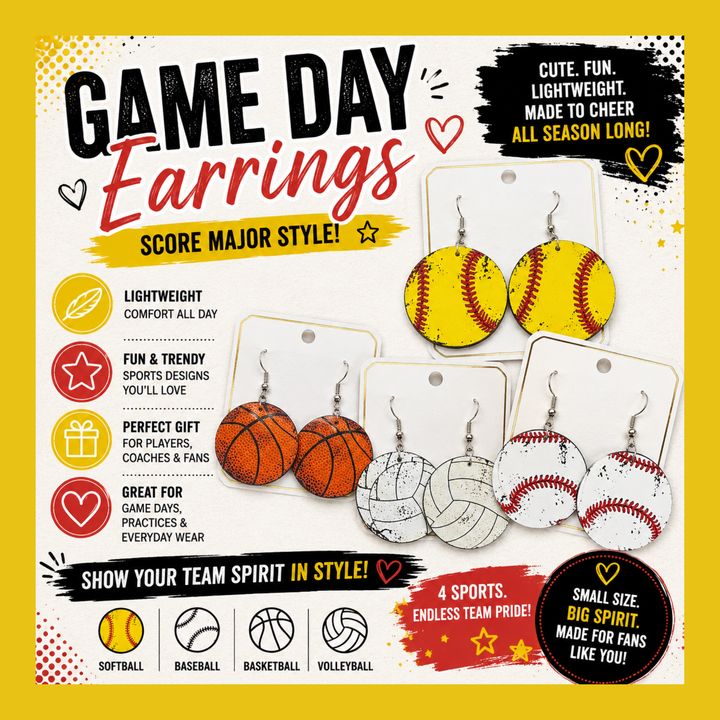 Game Day Earrings
