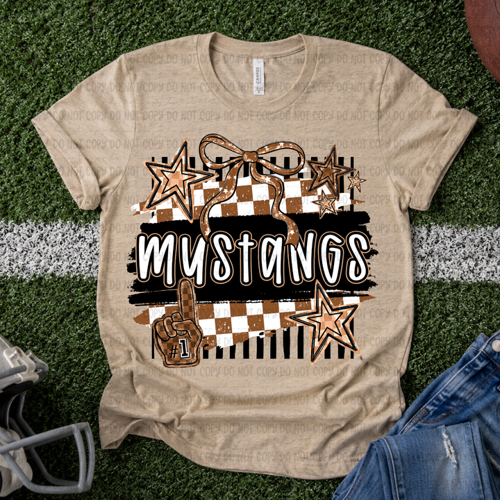 Gold Mascots DTF Print