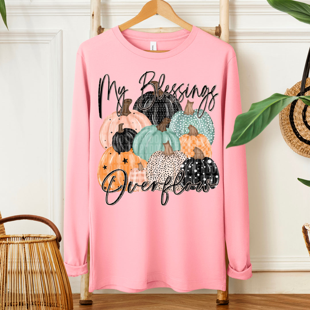 My Blessings Overflow DTF Print