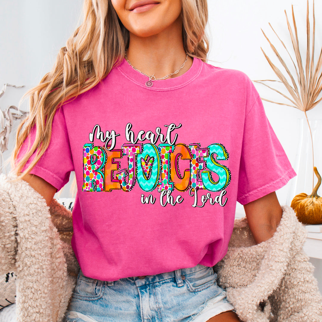 My Heart Rejoices In The Lord  DTF Print