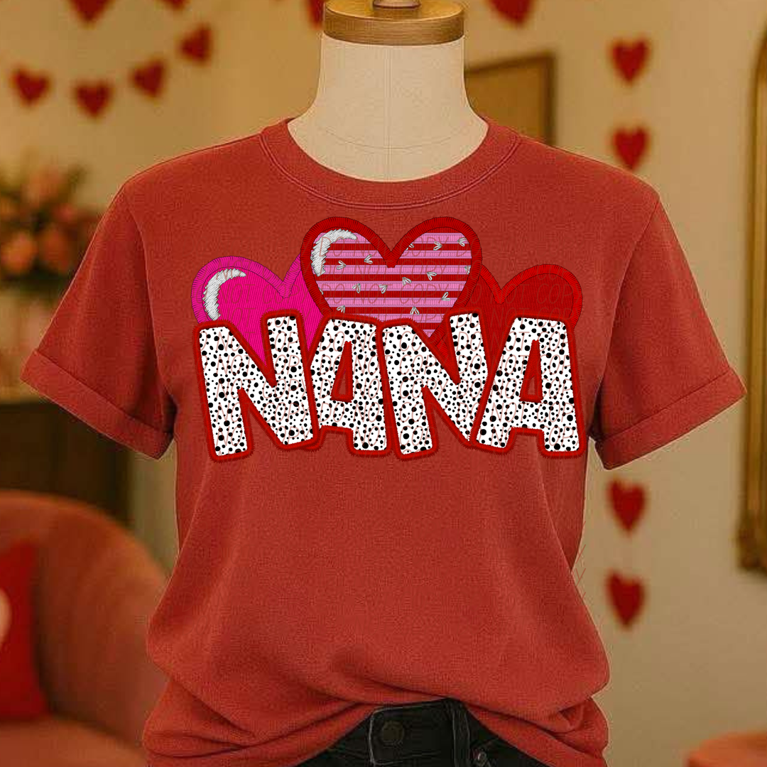 Valentine Names DTF Print