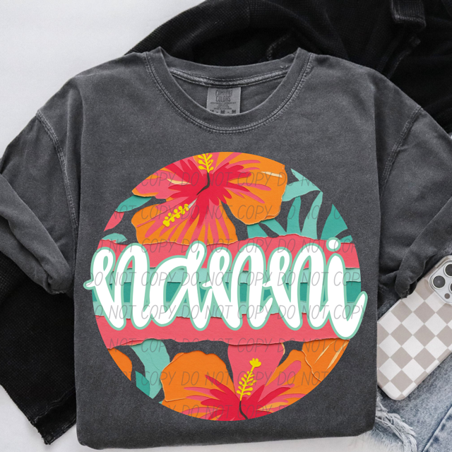 Tropical Mother's Day Titles DTF Print