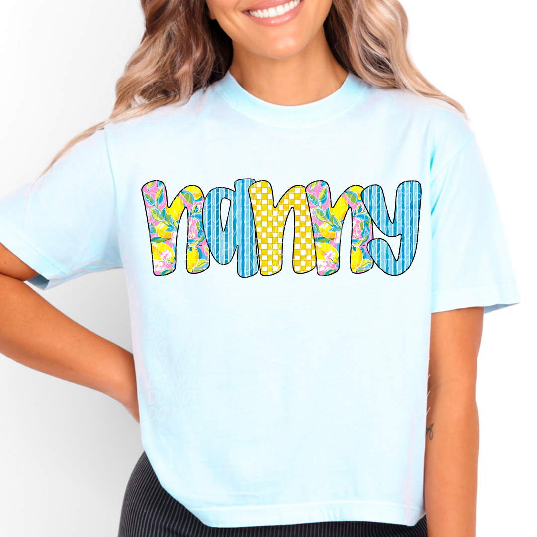 Citrus Names DTF Print