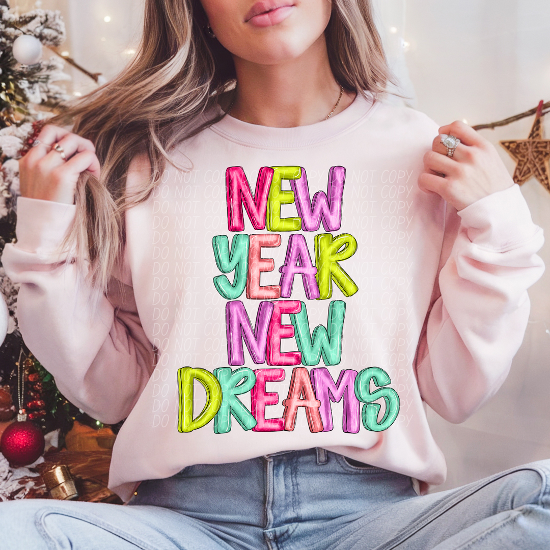 New Year New Dreams DTF Print