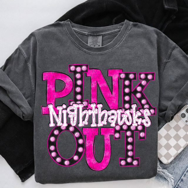 Pink Out Marquee DTF Print