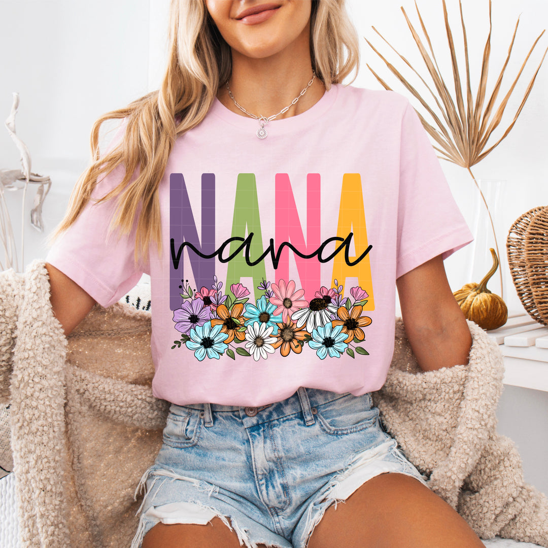 Spring Name Floral Collection DTF Print