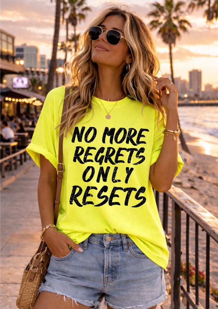 No More Regrets DTF Print