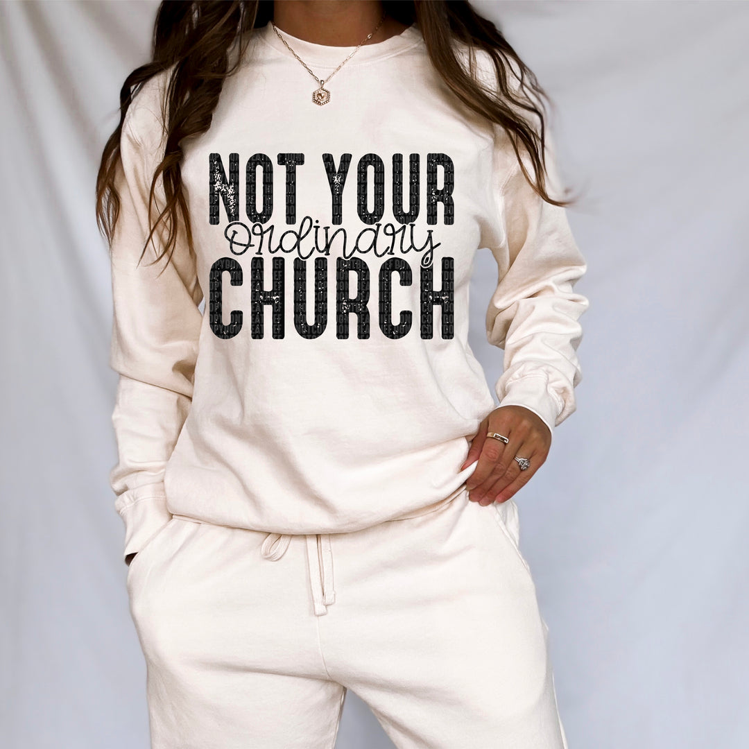 Not Your Ordinary Church DTF Print