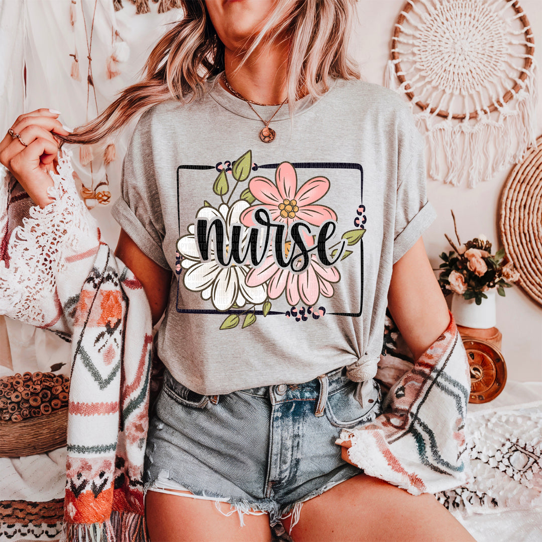 Floral Names Titles Collection DTF Print